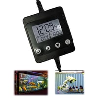 Nicoone Akvarij LED Timer i Regulator svjetline - 8 Programabilnih Grupa, Simulacija Izlaska/Zalaska Sunca, Automatska Kontrola Osvjetljenja za Ribe 1