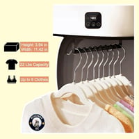 Nicoone Mini Hőszivattyús Ruhaszárító - Távirányítóval, UV Sterilizálással, 1-8 Órás Időzítővel, Kompakt Méretű Elektromos Szárítógép Utazás 3