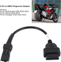 Nicoone OBD2 Diagnosztikai Kábel Adapter Ducati Monster, Multistrada, Diavel, Panigale Motorokhoz - 4 Pólusú Csatlakozó 5