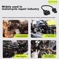 Nicoone OBD2 Diagnosztikai Kábel Adapter Ducati Monster, Multistrada, Diavel, Panigale Motorokhoz - 4 Pólusú Csatlakozó 6