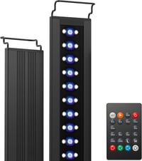 NICREW C10 LED Akvárium Világítás Növényekhez, 120-150 cm, 31W, Teljes Spektrum Lámpa Időzítővel, Állítható Fényerő 1