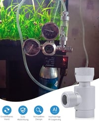 NICREW CO2 palackadapter TR21.4–W21.8 sörfőző és szódagép szabályzóhoz 4