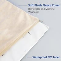 NICREW Elektromos állat fűtőlap macska kutya számára állítható hőmérséklet 70 x 40 cm khaki 75 W, harapásálló kábelburkolattal 2