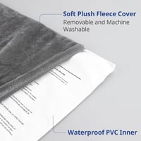 NICREW elektromos fűtőpad kutyának és macskának, 45x40 cm, szürke 2