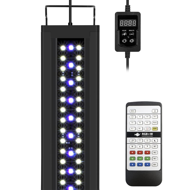 NICREW SkyLED RGB+W 24/7 LED rasvjeta za akvarij s tajmerom, 58-70 cm, 21W