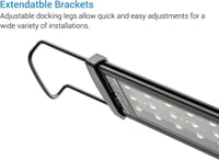 NICREW SlimLED akvárium lámpa időzítővel, 60-75cm, 32W, dimmelhető LED világítás állítható tartóval 3