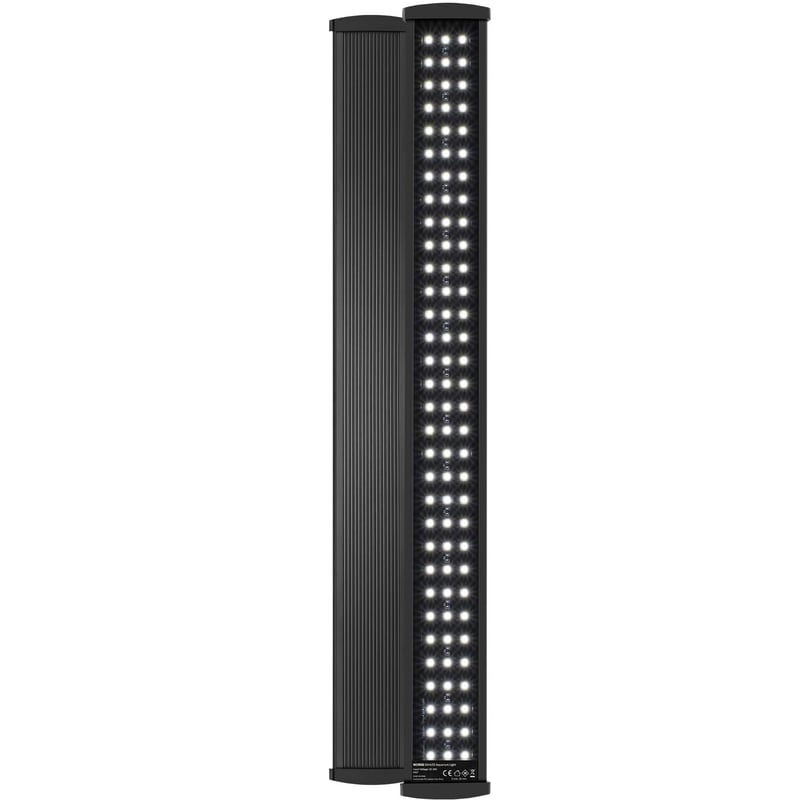 NICREW SlimLED akvarijsko svjetlo s mjeračem vremena, prigušivo - 58-75 cm, 32 W