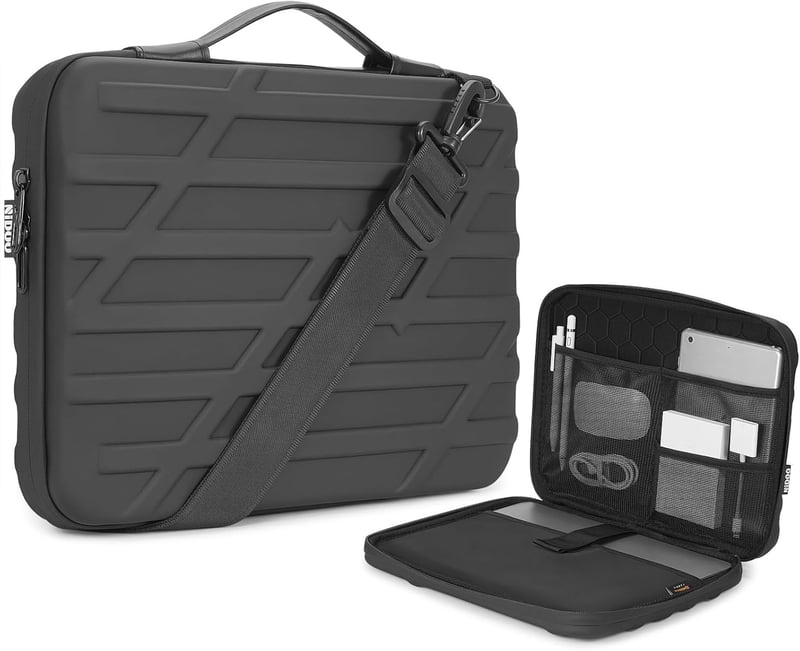 NIDOO 13-14 Inch Laptop Táska MacBook Air Pro XPS Vízálló Ütésálló Válltáska