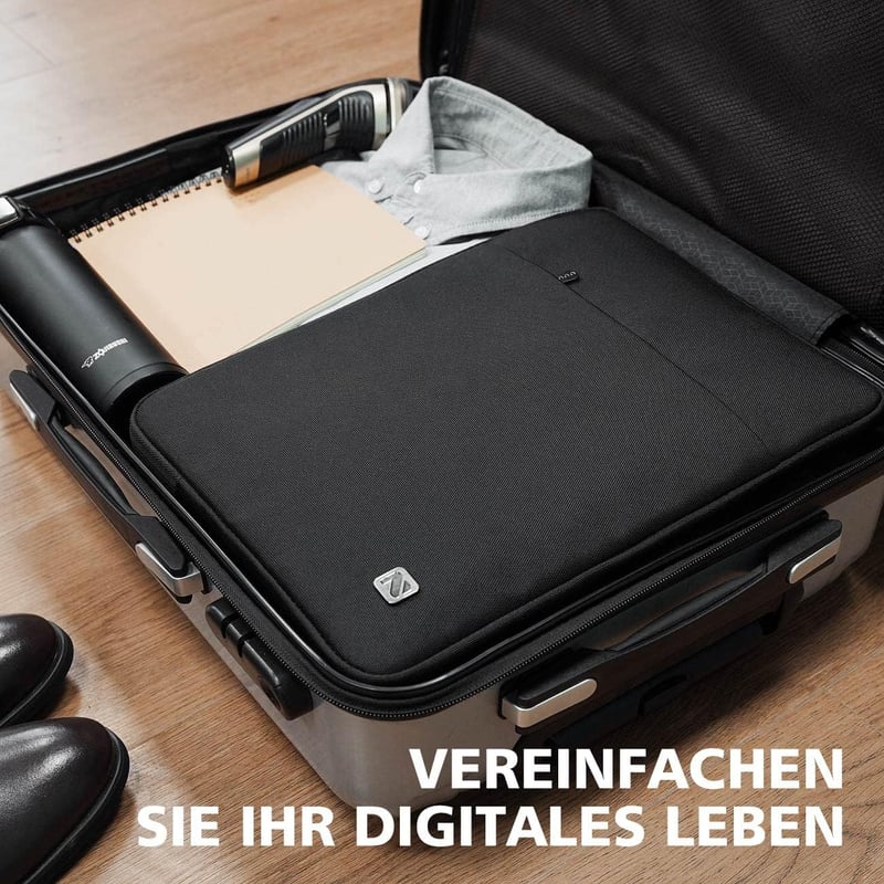 NIDOO 14-14.6 hüvelyk laptop tok fekete - Surface Laptop Studio 2, IdeaPad 5i, ThinkPad T14s kompatibilis