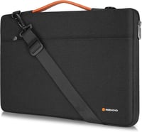 NIDOO 14 Zoll Laptoptasche Umhängetasche Surface Laptop ThinkPad Chromebook Schwarz 1
