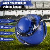 Niejgay 5-ös Méretű Profi Futball Labda Edzés és Verseny Kék 3
