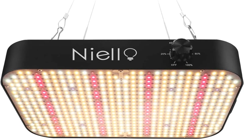 Niello L-ZB 2021 LED növénylámpa IR UV teljes spektrum 120x120 cm