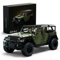 Stavebnica vojenského terénneho vozidla Nifeliz 4x4 pre dospelých – model NF10324, 2899 dielov, zberateľská výstavná sada 1