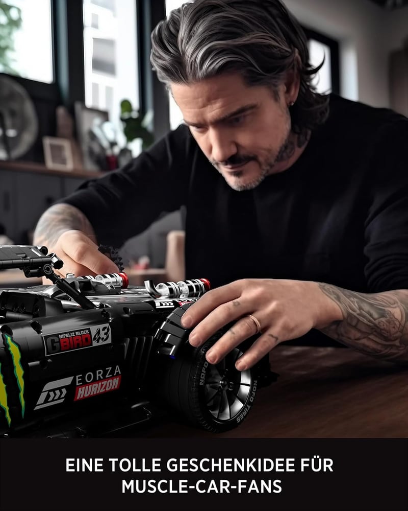 Nifeliz HOONIKEN Technikai Autómodell Építőkészlet 3141 Darabos Sportautó Gyűjtőkészlet