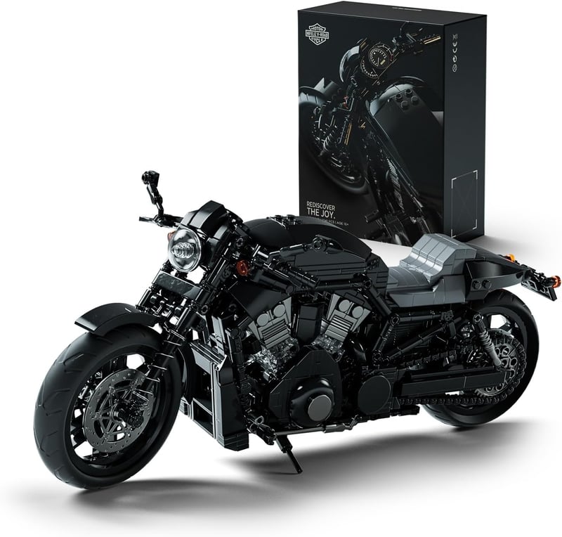 Set de construcție Nifeliz Street cu motor, model clasic urban, 1041 piese, NF10348, idee de cadou pentru adulți și fani