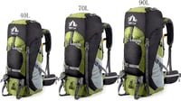 Night Cat 70L Trekking Hátizsák Férfiaknak és Nőknek Kempinghez 2