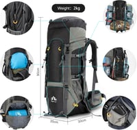 Night Cat 70L Trekking Hátizsák Férfiaknak Nőknek Lélegző Camping Túrázás 5