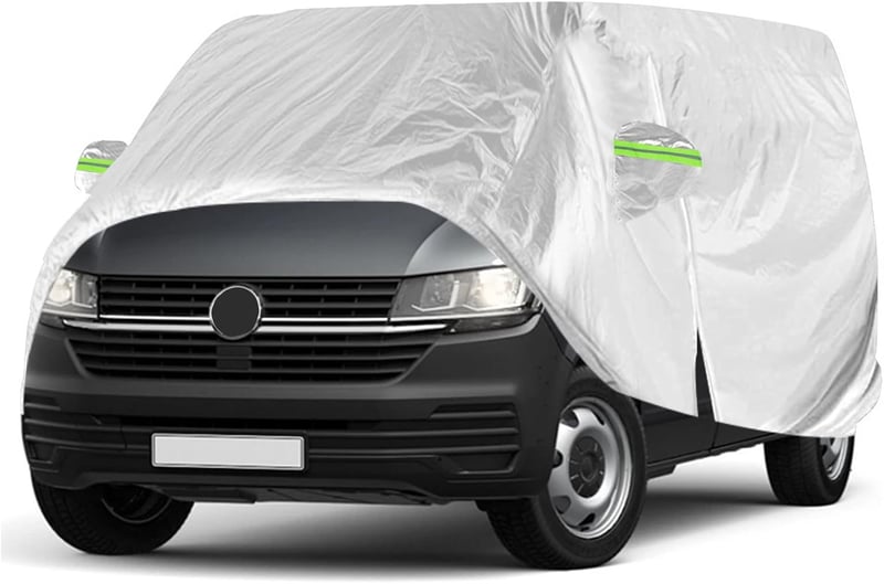 NIGOOLATA VW T5 T6 Transporter teljes autóvédő ponyva cipzárral vízálló - für VW T5/T6