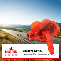Dispozitiv pentru curățarea lanțului NIGRIN BIKE-CARE pentru biciclete și e-bike-uri, rapid și eficient, fără demontarea lanțului, pentru toate dimensiunile de lanț 2