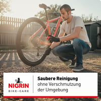 Dispozitiv pentru curățarea lanțului NIGRIN BIKE-CARE pentru biciclete și e-bike-uri, rapid și eficient, fără demontarea lanțului, pentru toate dimensiunile de lanț 5