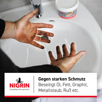 Pastă de curățat mâini NIGRIN 500 ml – Detergent profesional pentru mâini împotriva grăsimii și murdăriei persistente, formulă delicată cu pielea 3