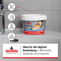 Pastă de curățat mâini NIGRIN 500 ml – Detergent profesional pentru mâini împotriva grăsimii și murdăriei persistente, formulă delicată cu pielea 6