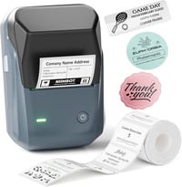 NIIMBOT B1 Bluetooth Címkenyomtató 1500 mAh Akkumulátorral, 20-50 mm Nyomtatási Méret, iOS és Android Kompatibilis, Kiskereskedelem, Iroda 1