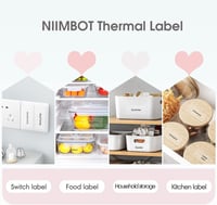 NIIMBOT D101 25x60mm Termikus Öntapadós Címkék Vízálló Barkód Nyomtatóhoz 4