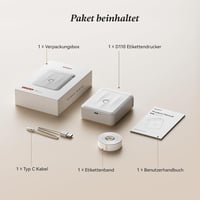 NIIMBOT D110 Bluetooth címkenyomtató vízálló címkékkel 155db/tekercs 7