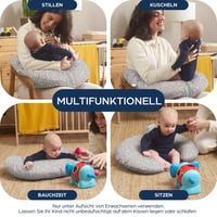 Pernă de Alăptare Niimo pentru Bebeluşi - Pernă de Alăptare în Formă de Semilună 4