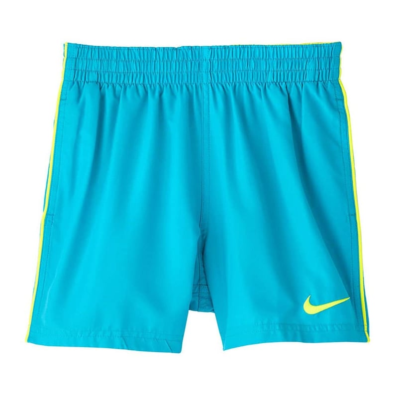 Detské plavecké šortky Nike 4 Volley Short – farba Oracle Aqua, veľkosť S