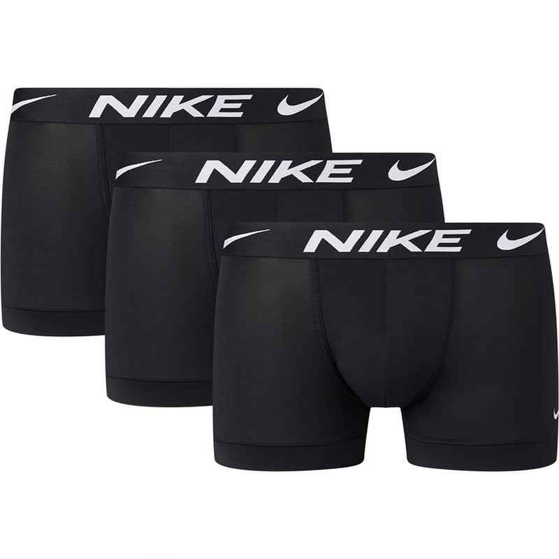 Pánske boxerky Nike Dri-FIT Essential Micro, 3-balenie, čierne, veľkosť L, spodná bielizeň z mikrovlákna