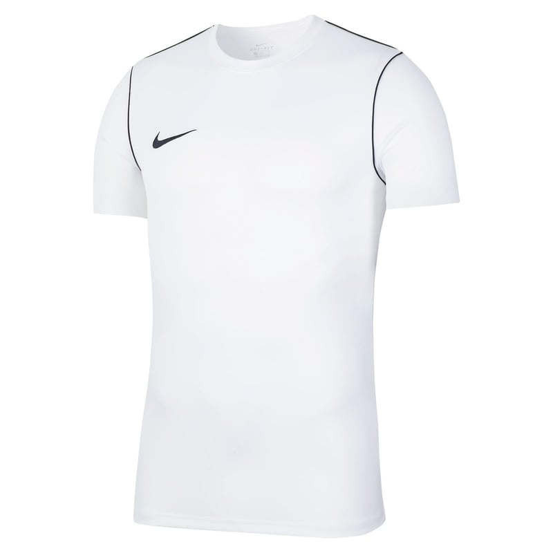 Tricou sport pentru bărbați Nike Dri-FIT Park 20 - Alb/Negru, mărimea XXL