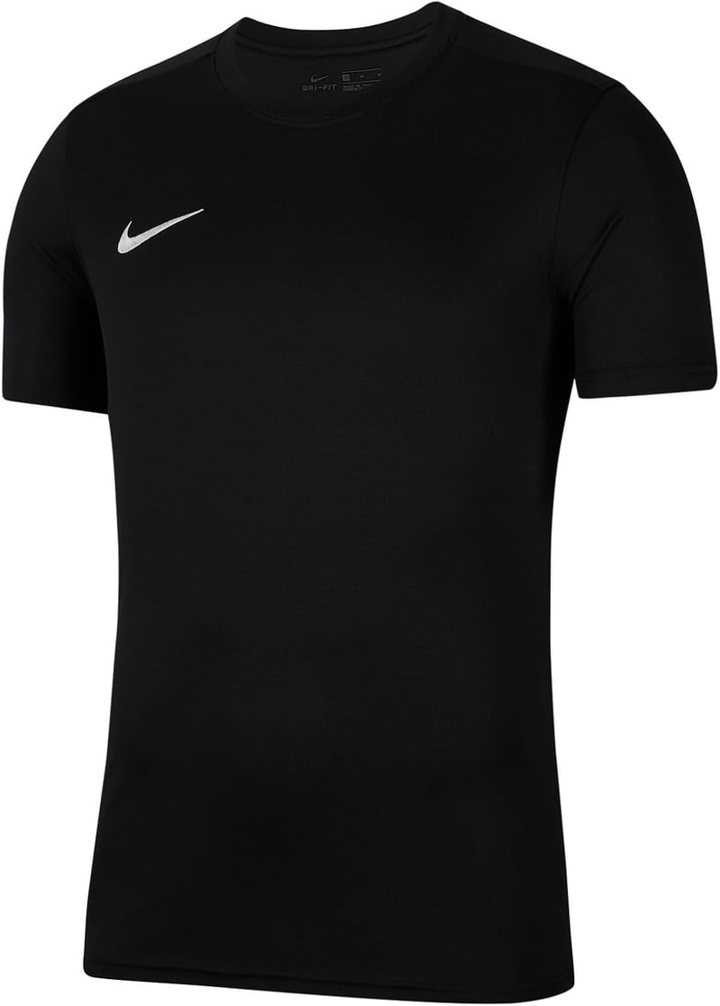 Detské unisex športové tričko Nike Dri-FIT Park 7 – čierno-biele – veľkosť XS