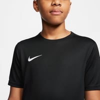 Detské unisex športové tričko Nike Dri-FIT Park 7 – čierno-biele – veľkosť XS 3