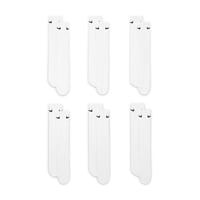 Șosete Nike Everyday Cushion Crew pentru bărbați – 6 perechi, Alb/Negru, mărimea L 4