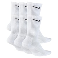 Șosete Nike Everyday Cushion Crew pentru bărbați – 6 perechi, Alb/Negru, mărimea L 3