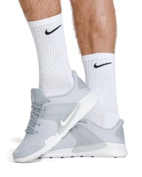 Șosete Nike Everyday Cushion Crew pentru bărbați – 6 perechi, Alb/Negru, mărimea L 8