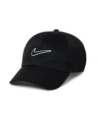 Unisex šiltovka Nike FB5369-010 Club Cap Swoosh, neštruktúrovaná, čierna, veľkosť L/XL 1