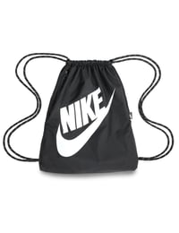 Nike Heritage DC4245 unisex sportska torba na vezanje, crno-bijela, za trening i slobodno vrijeme 1