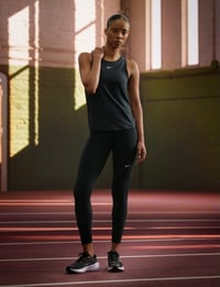 Dámske tielko Nike One Classic DF - Čierna/Biela, veľkosť S 3