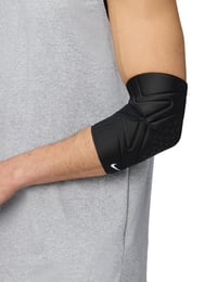 Nike Pro Elbow Sleeve 3.0 lakťová bandáž – Čierna/Biela, veľkosť M – Unisex lakťová opierka pre dospelých 1