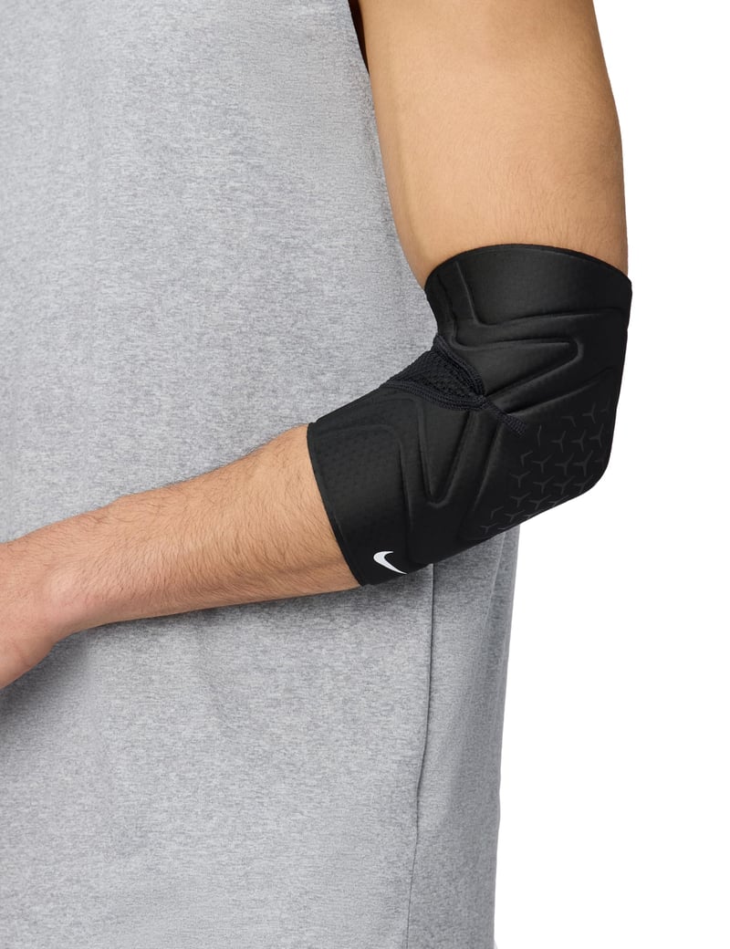 Nike Pro Elbow Sleeve 3.0 lakťová bandáž – Čierna/Biela, veľkosť M – Unisex lakťová opierka pre dospelých