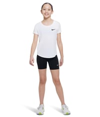 Dievčenské šortky Nike Pro DA1033 – čierno-biele, veľkosť M 7