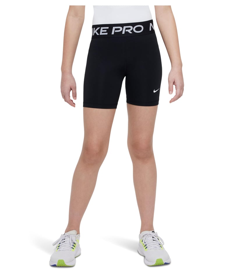 Dievčenské šortky Nike Pro DA1033 – čierno-biele, veľkosť M