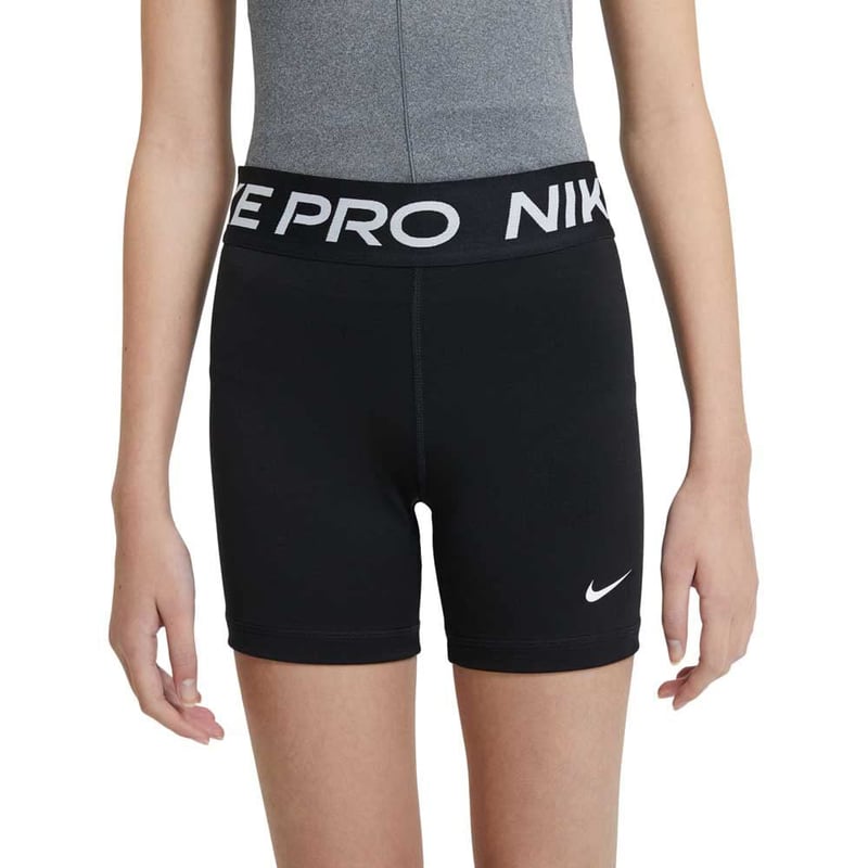 Detské šortky Nike Pro – čierna/biela, veľkosť XS – unisex športové šortky
