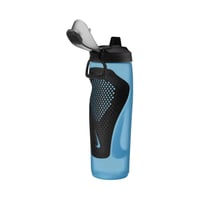 Športová fľaša Nike Refuel Bottle Locking Lid 709 ml – Baltic Blue/čierna – športová fľaša so zaistením proti vytečeniu na tréning a fitness 3