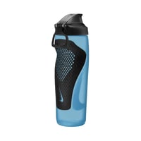 Športová fľaša Nike Refuel Bottle Locking Lid 709 ml – Baltic Blue/čierna – športová fľaša so zaistením proti vytečeniu na tréning a fitness 2