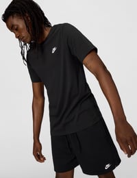 Pánske tričko Nike Sportswear Club – čierne/biele, veľkosť S – AR4997-013 5