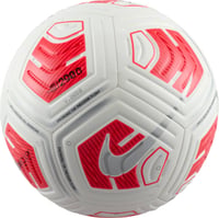 Futbalová lopta Nike Strk Team 290G FA24 – biela/jasnočervená/strieborná, veľkosť 5 2